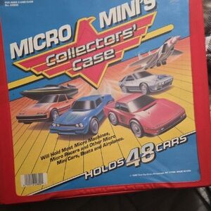 Micro Mini's Collector's Case - Red and Blue